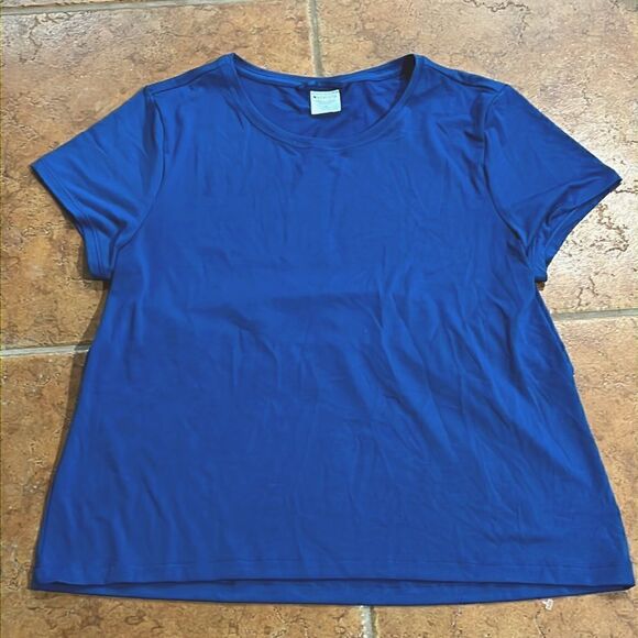 Athleta Air Out Cinch TEE in Blueish Size M - Picture 4 of 12
